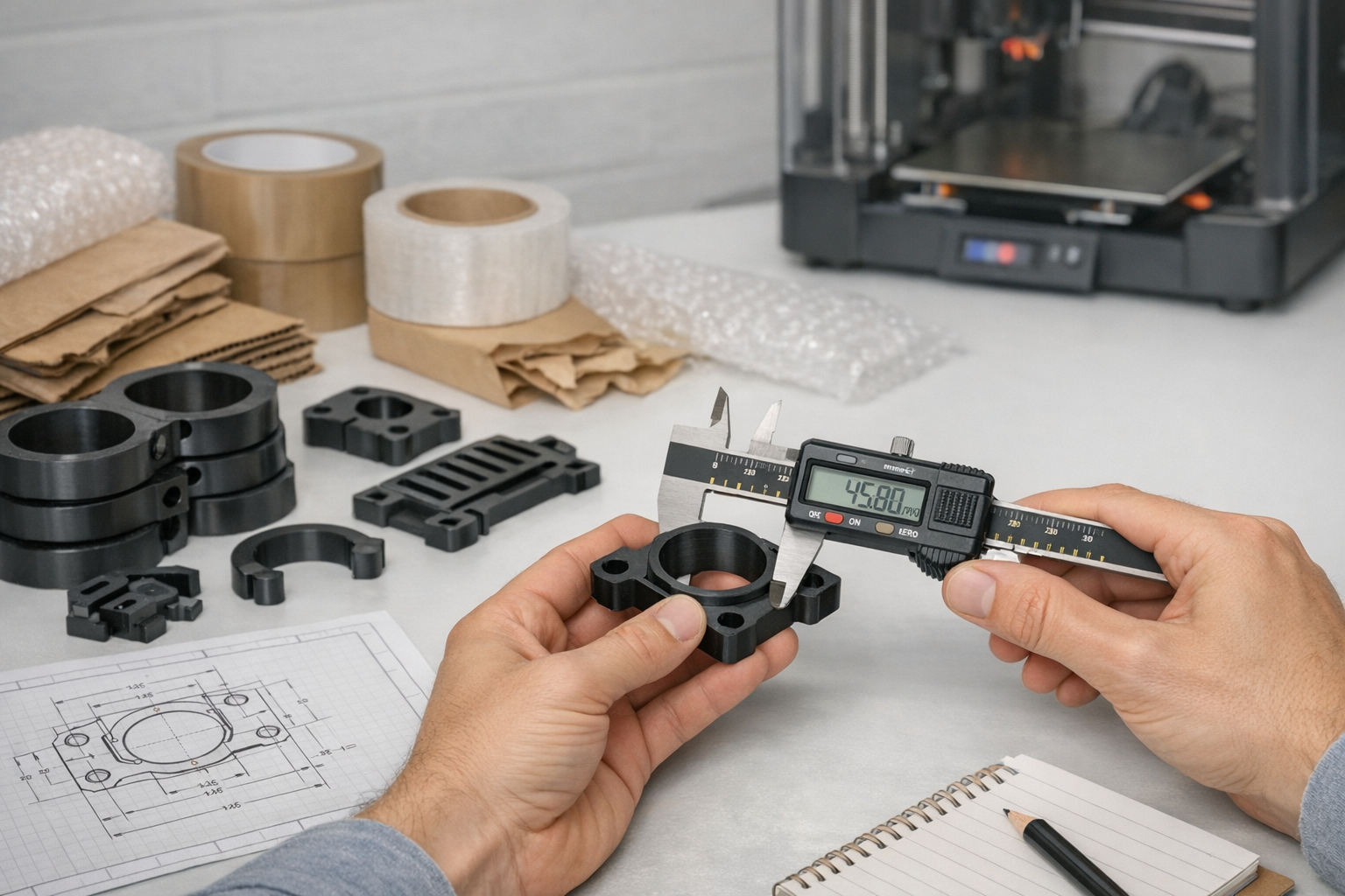 Workbench with prototypes